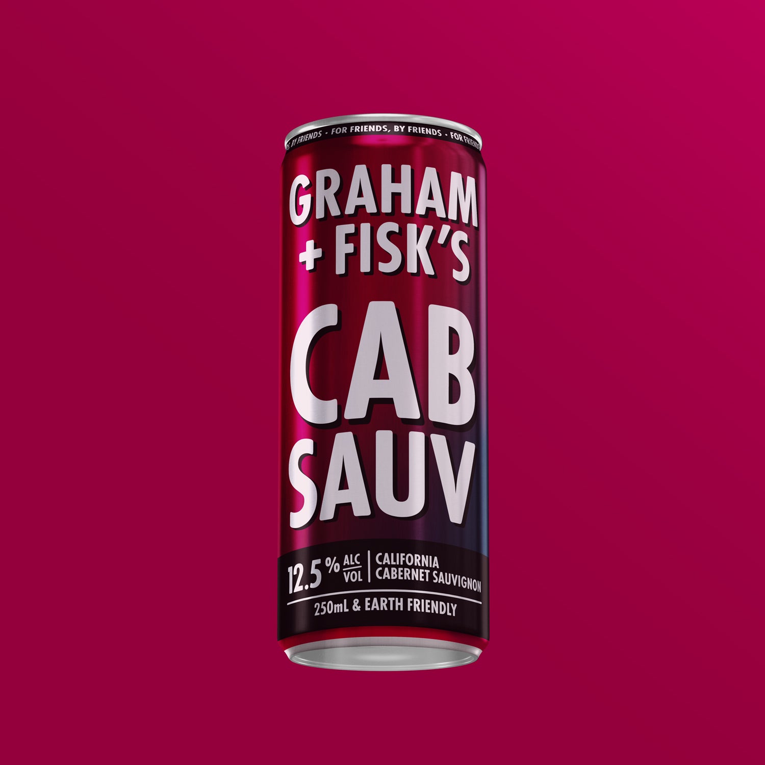 graham and fisk cab sauv wine in a can