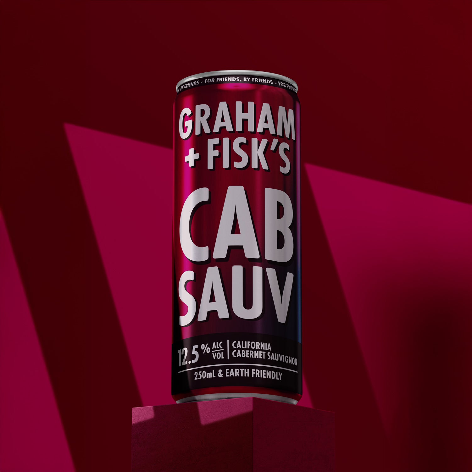 graham and fisk cabernet sauvignon wine in a can