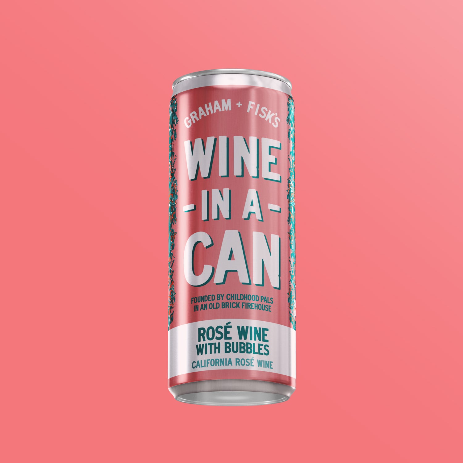 Rosé Wine With Bubbles