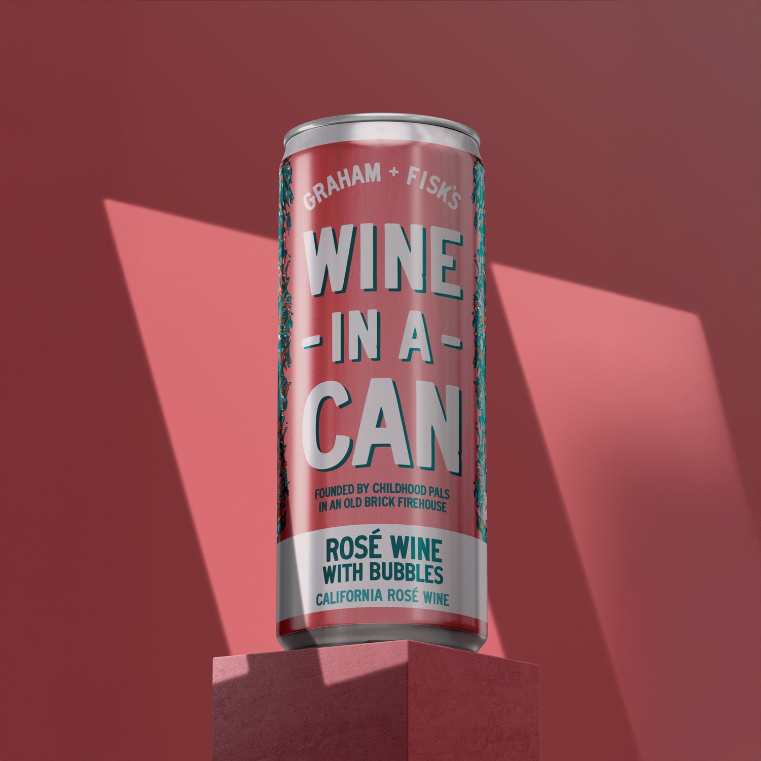 Rosé Wine With Bubbles