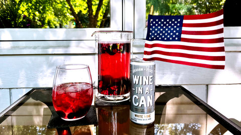 The Best Drink For Fourth Of July - Red, White, And Blue Sangria